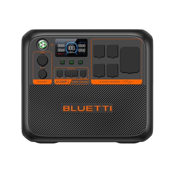 BLUETTI AC200PL 大容量ポータブル電源 | 防災推奨・車中泊・キャンプ|2304Wh、2000W