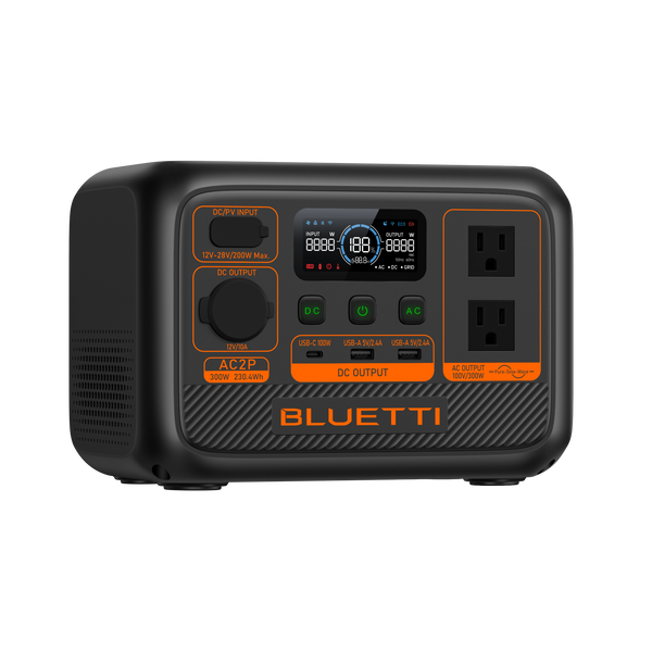 BLUETTI AC2P 小型ポータブル電源 |小型軽量・車中泊・キャンプ 